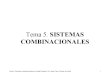 Tema 5. Sistemas Combinacionales