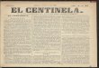 Diario de Guerra El Centinela del 10 de octubre de 1867 N° 25