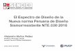 Nuevo Espectro de La Norma Peruana de DSR_E030_2016 v4