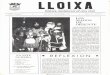 LLOIXA. Número 06, diciembre/desembre 1981. Butlletí informatiu de Sant Joan. Boletín informativo de Sant Joan. Autor: Asociación Cultural Lloixa