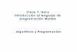 Introducción Al Lenguaje de Programación Matlab -Algoritmos y Programación