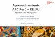 Aprovechamiento APC Perú - EE.uu