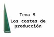 Costes de Produccion