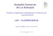 Presentación Estudio Comparativo Realizado por el Servicio de Mantenimiento LED-FLUORESCENCIA  en el Hospital Comarcal de la Axarquía