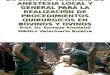 3 - Diferentes Técnicas de Anestesia Local y General Para Rumiantes