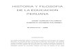 Historia y Filosofia de La Educacion Peruana