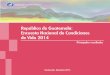 República de Guatemala: Encuesta Nacional de Condiciones de Vida 2014