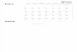 Calendario Mensual 2016 02