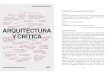 Arquitectura y Critica, Josep Maria Montaner