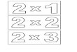 Tarjetas de Las Multiplicaciones 1