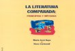 Maria Jose Vega y Neus Carbonell Nacimiento e Institucionalizacion de La Literatura Comparada