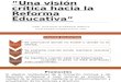 Vision Critica a La Reforma Educativa