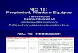 Taller de Normas Internacionales de Contabilidad - NIC 16 Prop.planta y Equipos