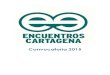 Convocatoria Encuentros Cartagena 2015
