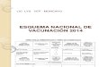 Esquema Nacional de Vacunacion 2014