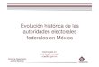 Evolución histórica de las autoridades electorales en México