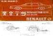 Renault 12 Catálogo de PIezas de Repuesto desde 1976