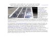 Cómo construir un panel solar de producción de electricidad