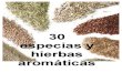 30 Especias y Hierbas Aromatic As
