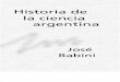 Babini, Jose - Historia de La Ciencia Argentina