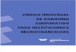 RSE - Codigo Universal de Buen Gobierno del Sector Microfinanzas