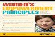 Fondo de Desarrollo de las Naciones Unidas para la Mujer (UNIFEM ) Principios de Apoderamiento de las Mujeres