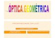 Física - Óptica Geométrica - Roteiro