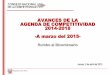 Primera rendición de cuentas de la Agenda de Competitividad 2014-2018