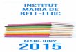 Selecció de novetats per als alumnes de l’Institut Maria de Bell-lloc (maig-juny)