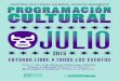 Programación Centro Cultural Gabriel García Márquez - Julio 2015
