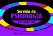 Servicio de Psicología FCCTP | Boletín setiembre 2015