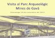 Visita del GMC al Parc Arqueològic Mines de Gavà