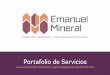 Portafolio de Servicios Emanuel Mineral 2016