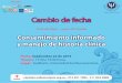CAMBIO DE FECHA, Conferencia Consentimiento informado y manejo de historia clínica
