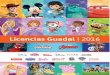 Editorial Guadal / Catálogo licencias 2016