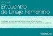 Encuentro de Linaje Femenino ¡ En Trujillo! Julio 2016 - Folleto