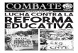 Combate, número 4. Especial: "Lucha contra la reforma educativa"