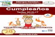 Catálogo Cumpleaños 2016-2017