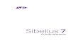 Guía de referencia de Sibelius 7