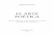 El arte poética, Aristóteles, traducción de José Goya y Muniain (ed 