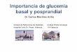 Importancia de glucemia basal y posprandial