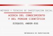 METODOS DE INVESTIGACION SOCIAL - EZEQUIEL ANDER-EGG
