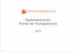 PdT-DAI Presentación Portal Transparencia - Gestión de Solicitudes