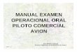manual examen operacional oral piloto comercial avion