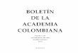 BOLETÍN DE LA ACADEMIA COLOMBIANA