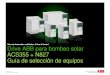 Drive ABB para bombeo solar ACS355 + N827 Guía de selección 