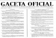 Page 1 GACETA 0FICIAL DE LA REPÚBLICA BOLIVARIANA DE 