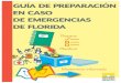guía de preparación en caso de emergencias de florida