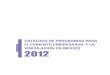 catálogo de programas para el fomento empresarial y la vinculación 