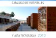 CATÁLOGO DE HOSPITALES Y ALTA TECNOLOGÍA